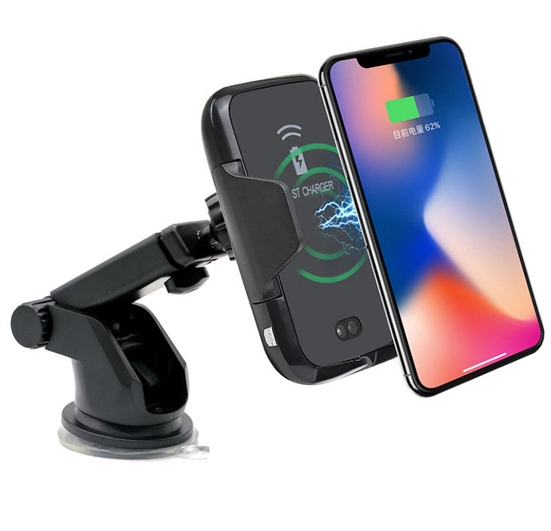 Popular Design and Hot Selling Multi-Function Fast Charging Wireless In-Car Phone Holder Charger for Iphone Xs