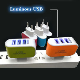 EU US Plug 3 USB Wall Charger for iphone usb charger, universal wall socket